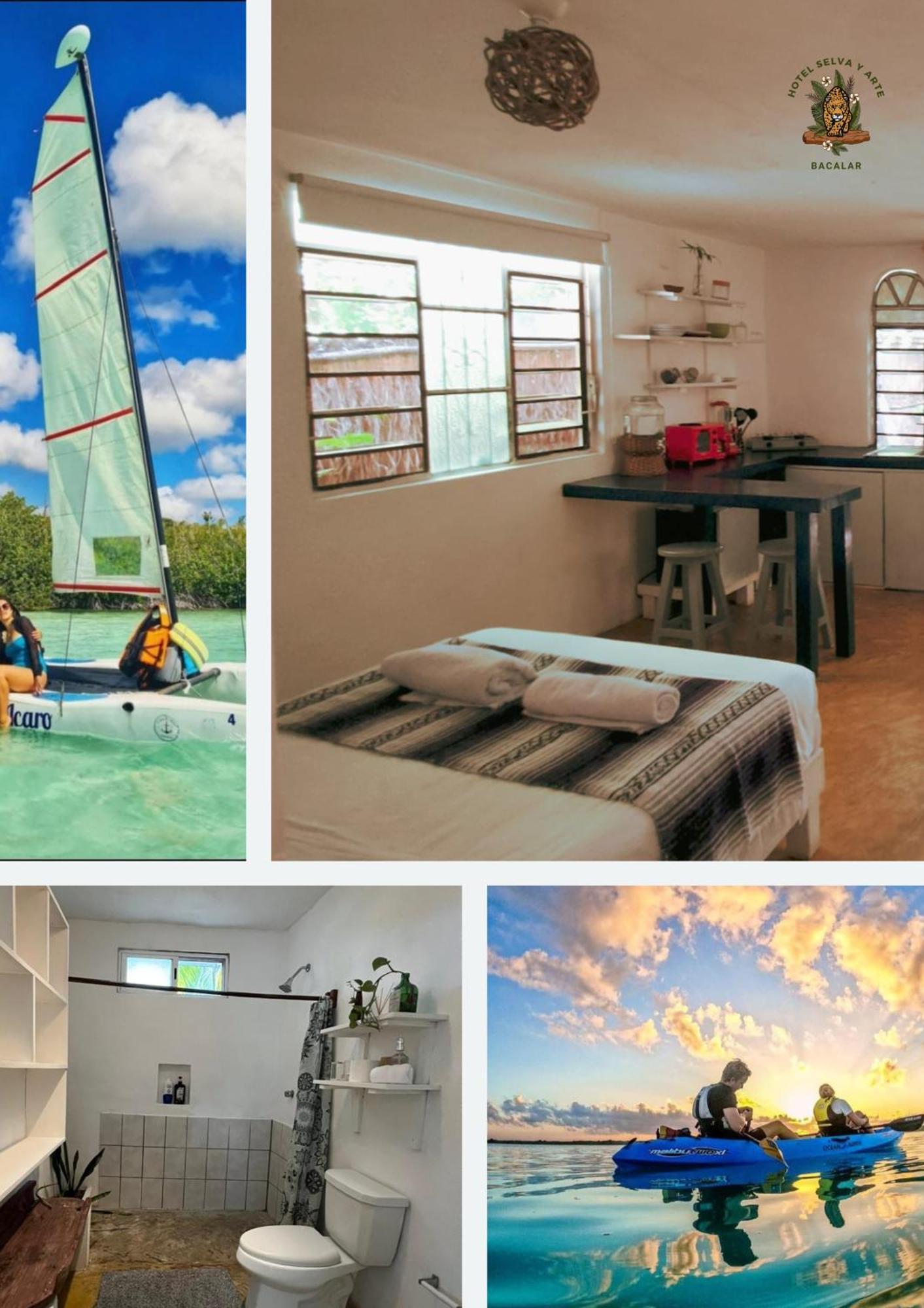 Hotel Casa Arte Y Selva Bacalar - Free Bikes & Kayyaks Esterno foto